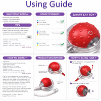 Self-Rolling Cat Toy Ball