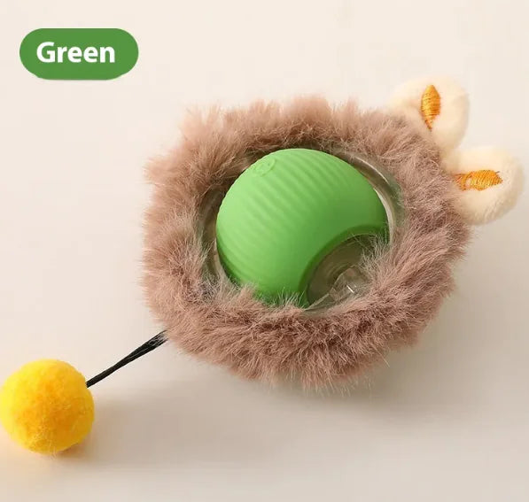Self-Rolling Cat Toy Ball